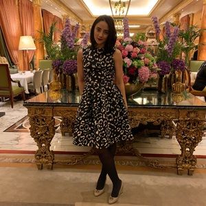 H&M sleeveless satin cocktail dress